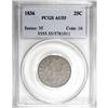 Image 1 : 1836 25C AU55 PCGS
