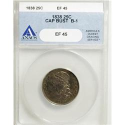 1838 25C XF45 ANACS