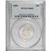 Image 1 : 1858 25C MS63 PCGS