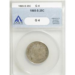 1865-S 25C G4 ANACS