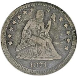 1871-S 25C G4 ANACS