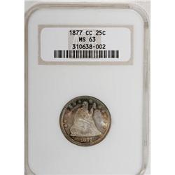 1877-CC 25C MS63 NGC