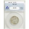 Image 1 : 1883 25C AU53 ANACS