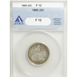 1885 25C F12 ANACS