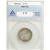 Image 1 : 1885 25C F12 ANACS