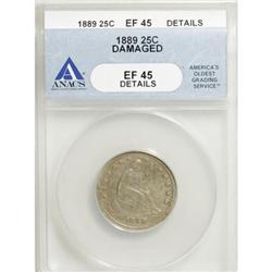 1889 25C XF45 ANACS