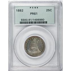 1882 25C PR61 PCGS