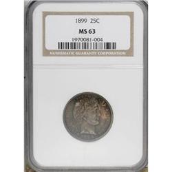 1899 25C MS63 NGC