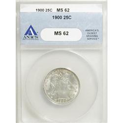 1900 25C MS62 ANACS