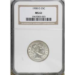 1908-O 25C MS61 NGC