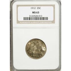 1912 25C MS63 NGC
