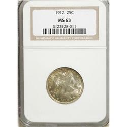 1912 25C MS63 NGC