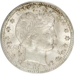 1914 25C MS64 PCGS