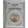Image 1 : 1917 25C Type Two MS64 PCGS