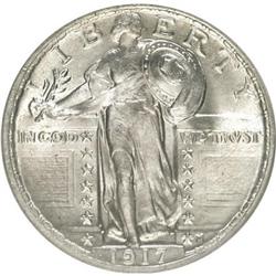 1917 25C Type Two MS65 NGC