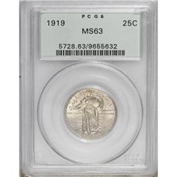 1919 25C MS63 PCGS
