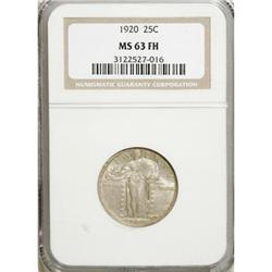 1920 25C Full Head MS63 NGC