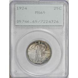 1924 25C MS65 PCGS