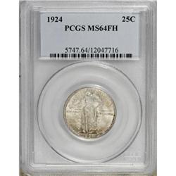 1924 25C Full Head MS64 PCGS