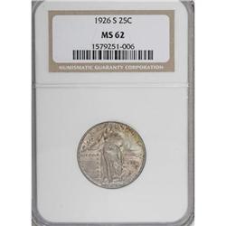 1926-S 25C MS62 NGC