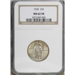 1928 25C Full Head MS62 NGC