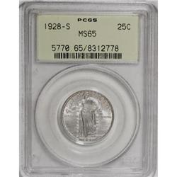 1928-S 25C MS65 PCGS