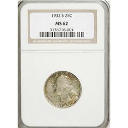 1932-S 25C MS62 NGC