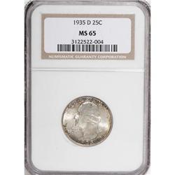 1935-D 25C MS65 NGC