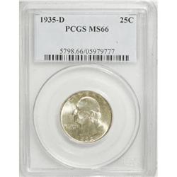 1935-D 25C MS66 PCGS