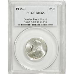 1936-S 25C MS65 PCGS