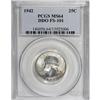 Image 1 : 1942 25C MS64 PCGS