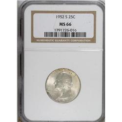 1952-S 25C MS66 NGC