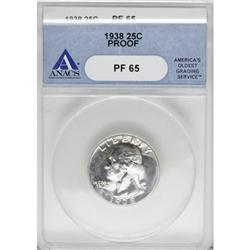 1938 25C PR65 ANACS