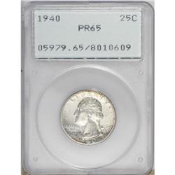 1940 25C PR65 PCGS