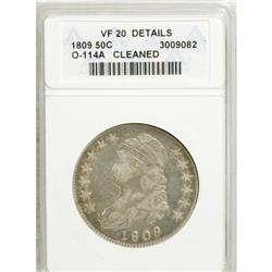1809 50C VF20 ANACS