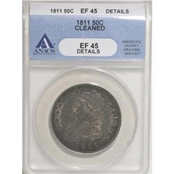 1811 50C Small 8 XF45 ANACS