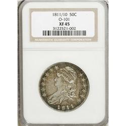 1811/10 50C XF45 NGC