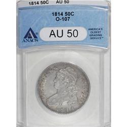 1814 50C AU50 ANACS
