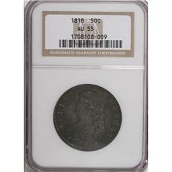 1818 50C AU55 NGC