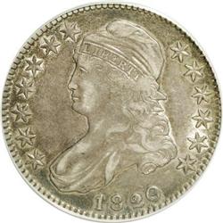 1820/19 50C Curl Base 2 XF45 ANACS