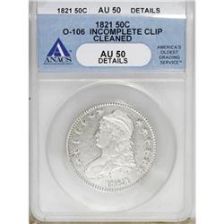 1821 50C AU50 ANACS