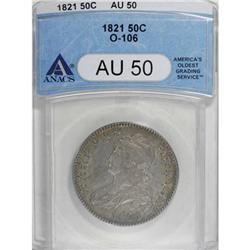 1821 50C AU50 ANACS