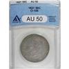 Image 1 : 1821 50C AU50 ANACS