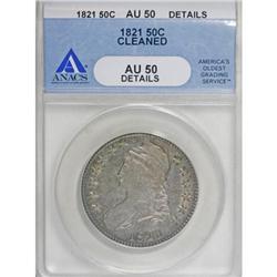 1821 50C AU50 ANACS