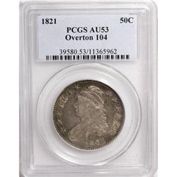 1821 50C AU53 PCGS