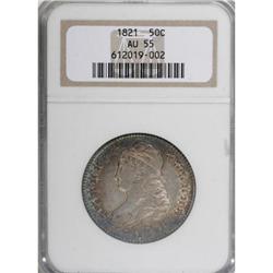 1821 50C AU55 NGC