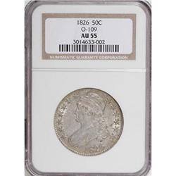 1826 50C AU55 NGC