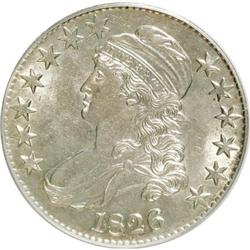 1826 50C AU58 PCGS