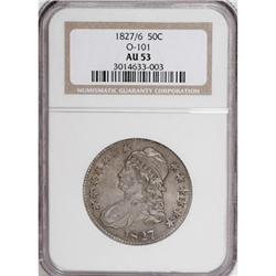 1827/6 50C AU53 NGC