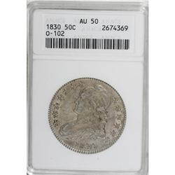 1830 50C Small 0 AU50 ANACS